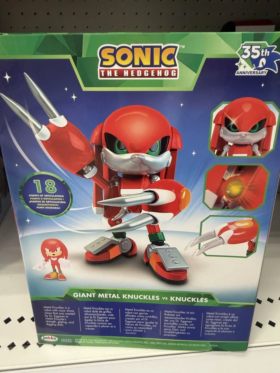 DaveLuty's tweet photo. Giant Metal Knuckles toy!
Giant Metal Knuckles toy!! https://t.co/GTUda0WHEQ