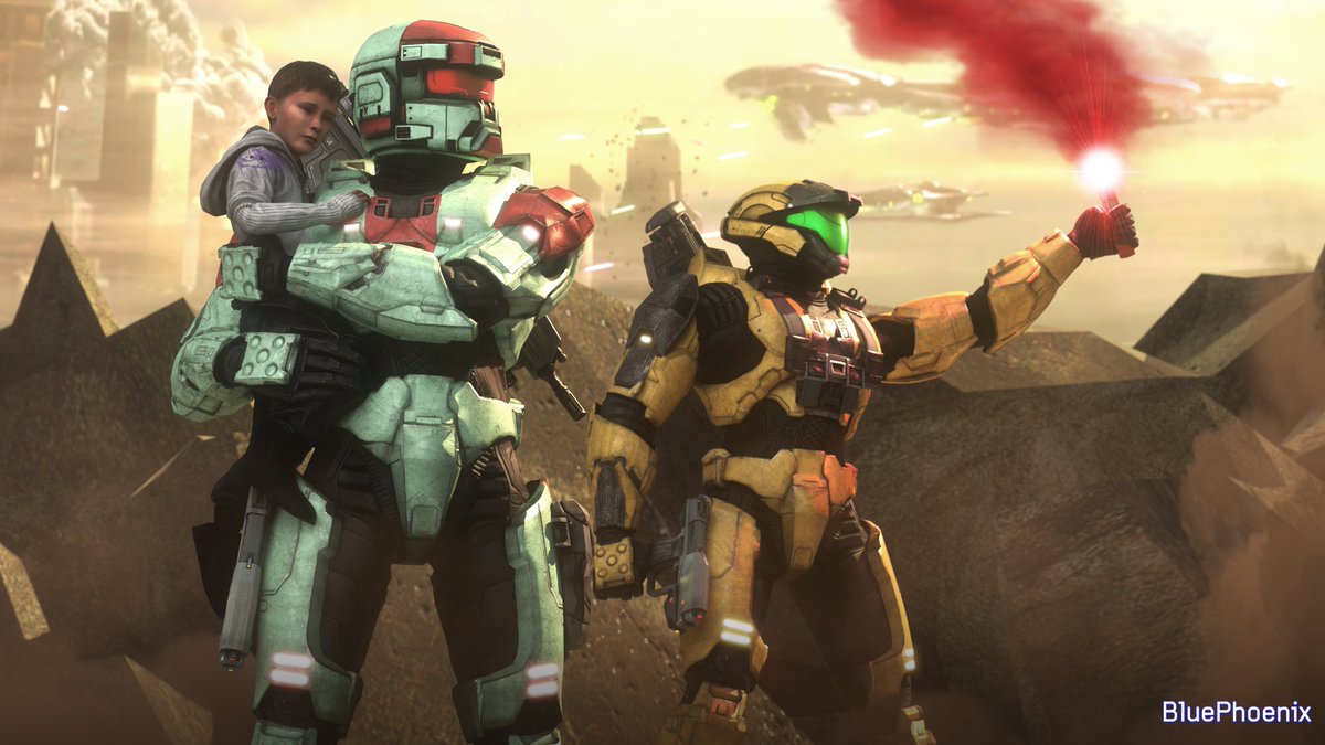 benoski73's tweet photo. I feel like this AU idea of mine could be a mixture between Crash's storytelling and world building with the intense action (bot not over the top) of Red vs Blue's Freelancers. https://t.co/yE5EkjEf98