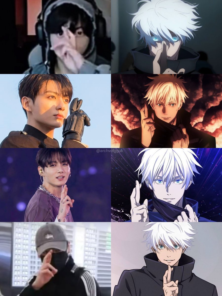 archvofgguk's tweet photo. no one is a bigger gojo fanboy than jungkook... https://t.co/qoFsjtcaPR