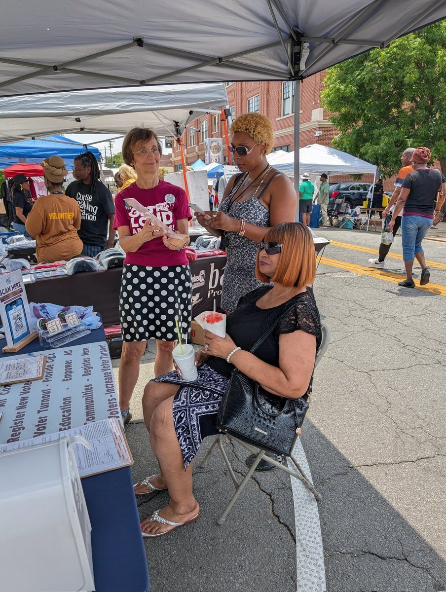 jdoyle916's tweet photo. We had a great time today working the @GetLoudArkansas voter registration table at the "Juneteenth in Da Rock" celebration on Historic 9th Street in downtown Little Rock! #GetRegistered #Vote #GetLoud https://t.co/TL8VuC17uo