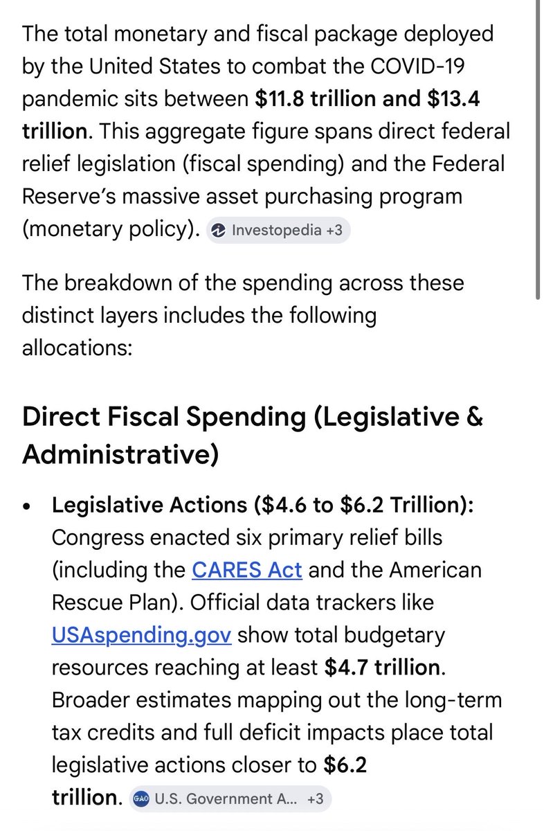 HeyFanelli's tweet photo. @thenotoriouskmt @MMunny06 @RoKhanna We literally spent around $85,000/per US taxpayer on COVID.

That could have funded the Iran war for over a decade.

We didn't eradicate SARS-CoV-2 (biomed engineer by education).

But you all always latch on to war. What potentially happens if we stop having a powerful military? https://t.co/pIFR0hdYrQ