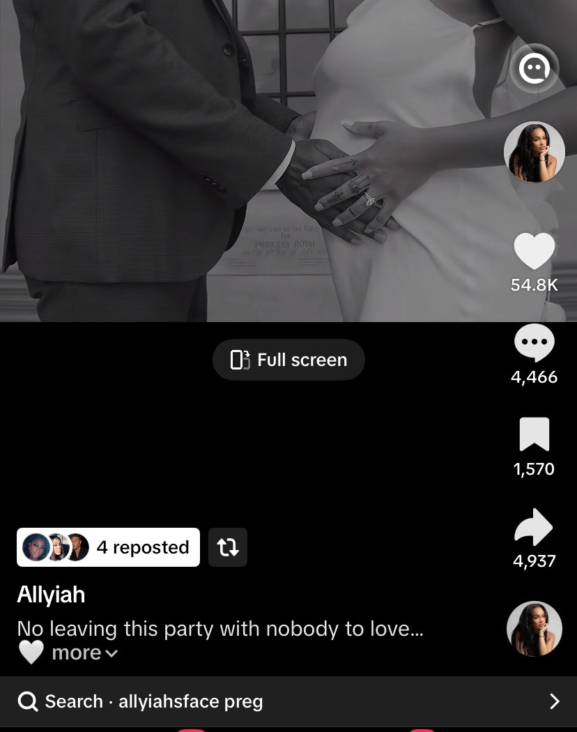 BloggedByRain's tweet photo. Everyone pregnant. AaliyahFace is engaged and pregnant https://t.co/qxoBFiogkb