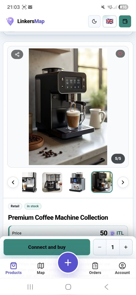 LinkersMap's tweet photo. ☕ Premium Coffee Machine Collection now on LinkersMap!
Explore high-quality, modern coffee machines designed for homes, offices, cafés, and businesses - all available through our growing geo-commerce marketplace.
With LinkersMap, real products meet real utility, powered by blockchain commerce and $ITL payments.
🚀 Browse and buy on LinkersMap:
https://t.co/8zHwNh83ty
🛍️ Register your business:
https://t.co/gyLxDjcpRX
https://t.co/xMQoNJ1nEo
@inter_link @kv_interlink @itl_fdn @itlx_defi @Dr_Picoin