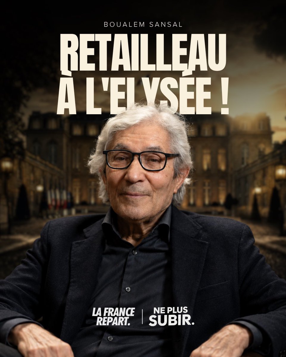 lafrancerepart's tweet photo. Boualem Sansal voit en @BrunoRetailleau une voix qui porte avec force le combat pour la liberté, l’autorité de l’État et la défense des valeurs françaises. Nous aussi ! 

#avecretailleau https://t.co/cVyzLRoSES