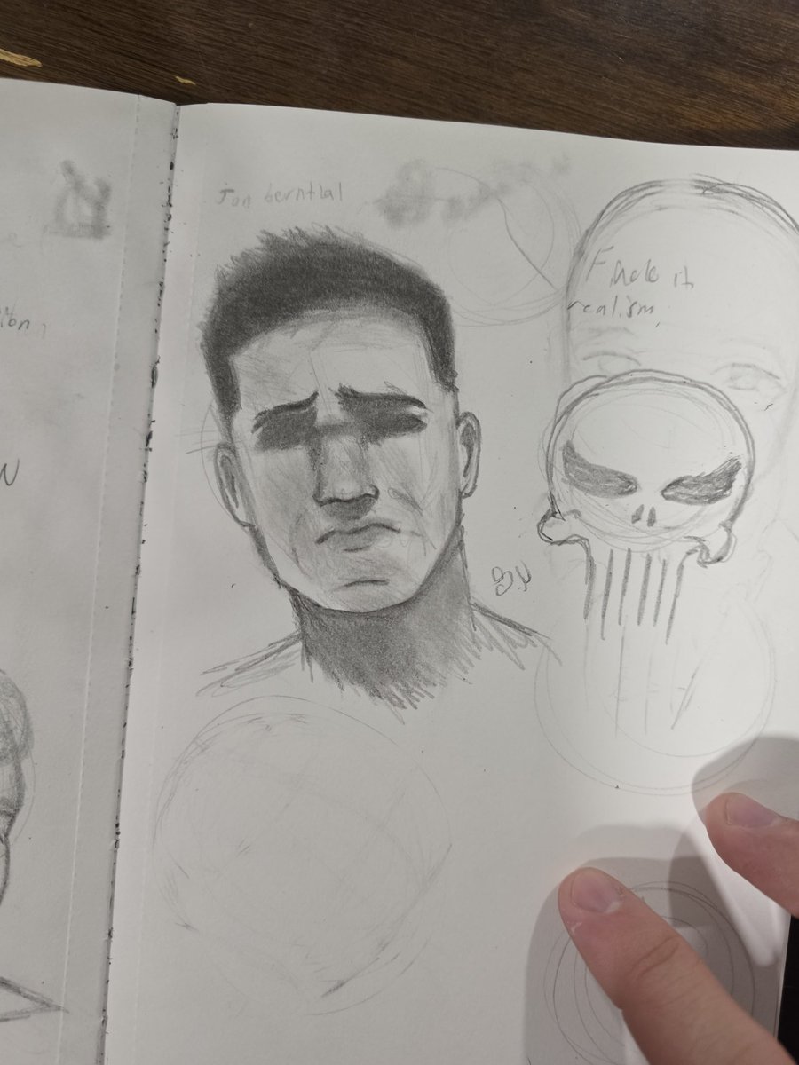 NotoriousNapo's tweet photo. One batch two batch penny and dime #thepunisher #artㅤㅤㅤㅤ #sketch https://t.co/D11xWkupI1