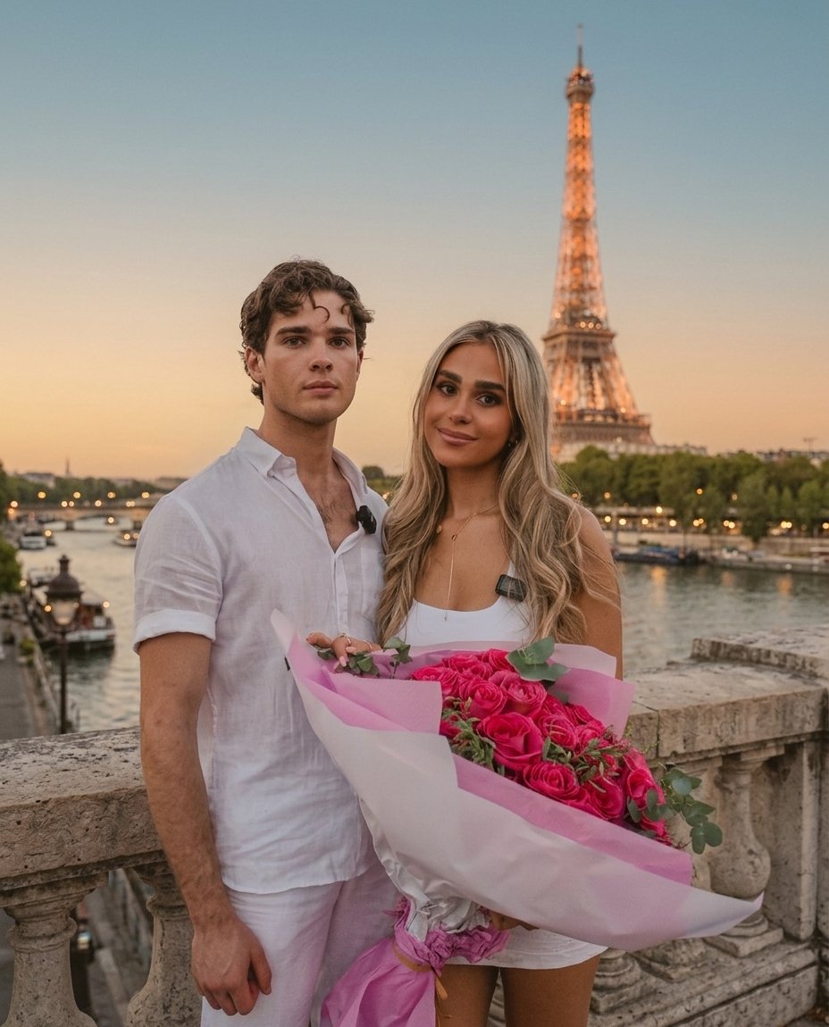 MoniPZX's tweet photo. Clav found a new wife in Paris. W couple. https://t.co/kxzTknrUEG