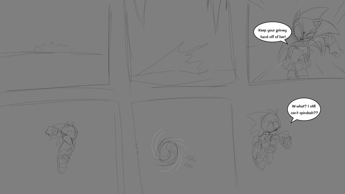 PhantomStar251's tweet photo. Who ya'll know who remembers that one, I do, I don't really like how I rushed it but um, here's the new comic format (uncolored cuz lazy, hopefully I can break out of this art block and come back and color it) but yea uh #AmelliasYuriSlop #mogahog https://t.co/Nop5xE322I