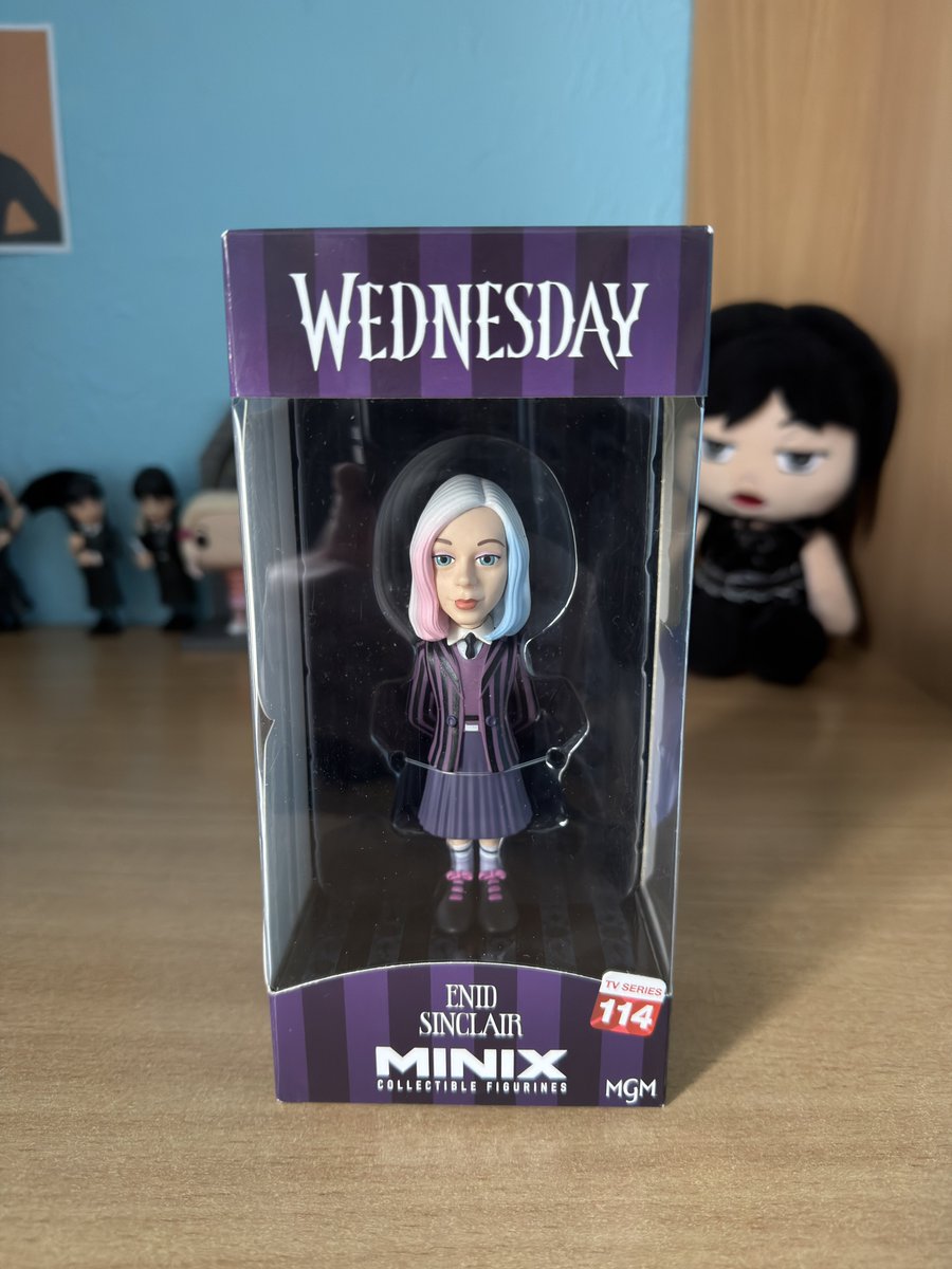 MathHaraldsson's tweet photo. Réception du jour: Funko Pop et Figurine Minix de Enid Sinclair🩷🩵
@FunkoEurope @OriginalFunko @FunkoFrance @wednesdayaddams @ememyers
#Mercredi #Wednesday #MercrediAddams #WednesdayAddams #Netflix #WednesdayNetflix #EmmaMyers #Minix #MinixFigurine #Funko #FunkoPop #FunkoPops https://t.co/aq7vmOe1dE
