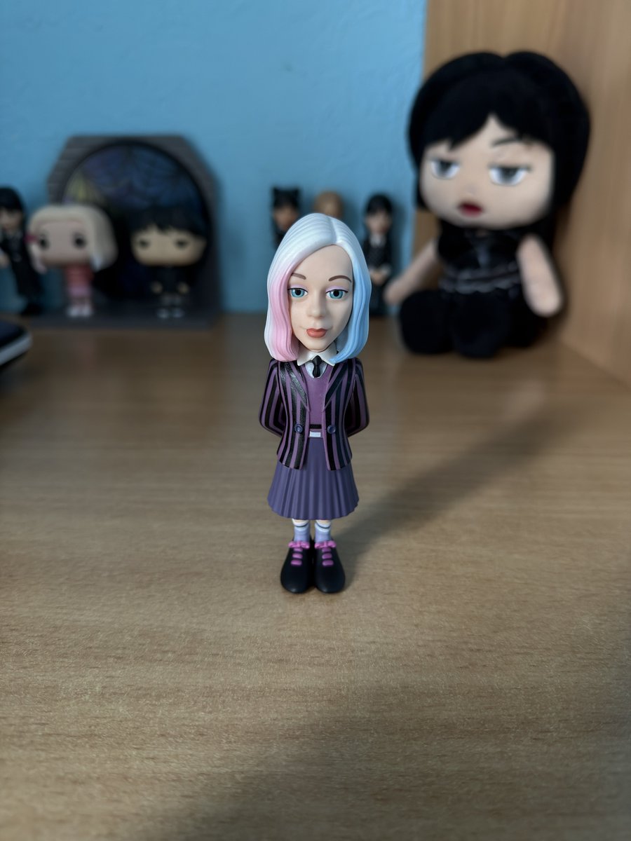 MathHaraldsson's tweet photo. Réception du jour: Funko Pop et Figurine Minix de Enid Sinclair🩷🩵
@FunkoEurope @OriginalFunko @FunkoFrance @wednesdayaddams @ememyers
#Mercredi #Wednesday #MercrediAddams #WednesdayAddams #Netflix #WednesdayNetflix #EmmaMyers #Minix #MinixFigurine #Funko #FunkoPop #FunkoPops https://t.co/aq7vmOe1dE