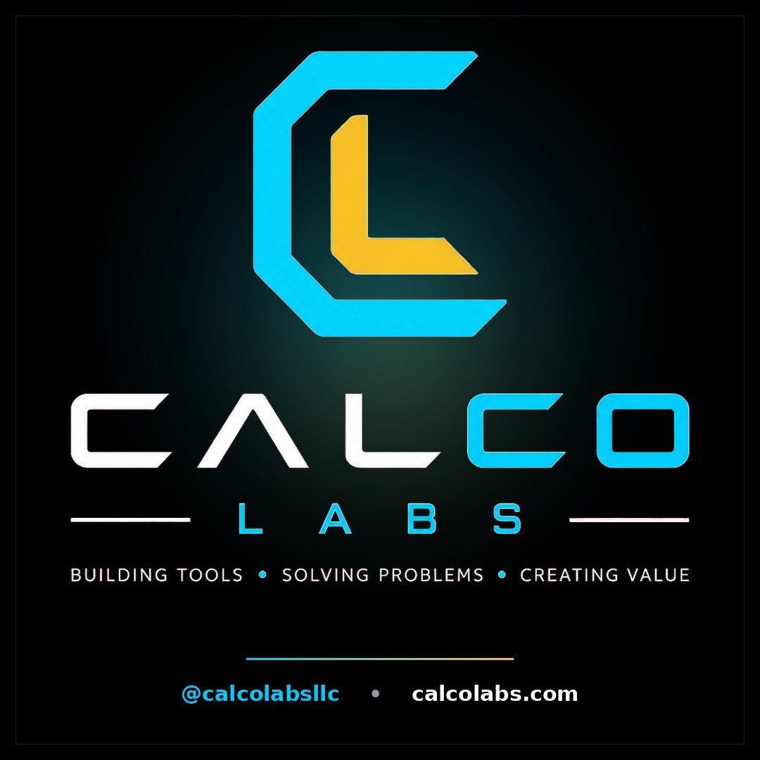 CALCo_Labs's tweet photo. @caesarnodes @CalcoLabsLLC https://t.co/cUCzKWIjni