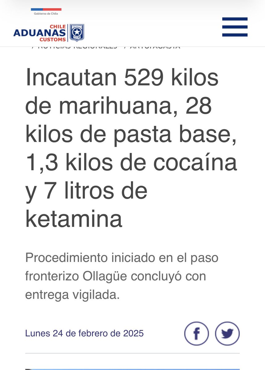 josechepilla's tweet photo. @sanchezdiputado qué raro que tengas el dato de que sólo fueron 40 kilos de droga en seis meses, siendo que solo en febrero de 2025 se incautaron aprox 530 kilos https://t.co/6DzfkO0Urc