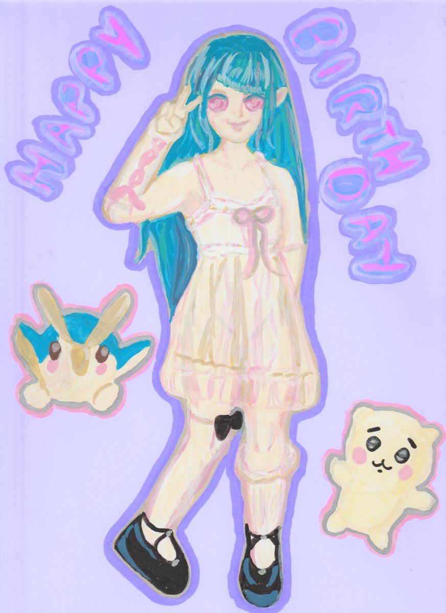 SunflowerClip's tweet photo. Happy Birthday Zenya! 💙🥳 #Zenyart https://t.co/f1QAlIKvGi