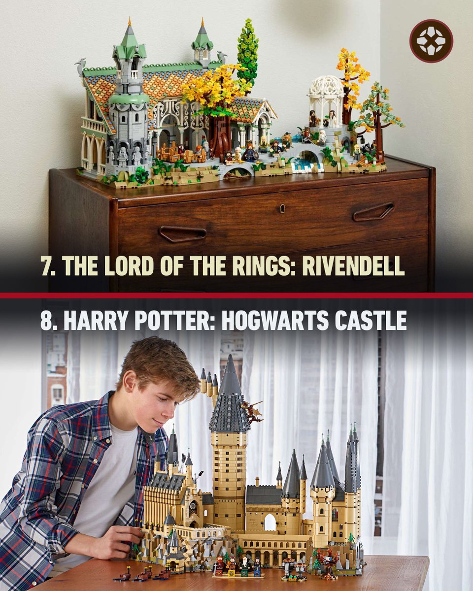 IGN's tweet photo. Feel like building something...big? Here, in ascending order – as of June 2026 – are the 10 Biggest LEGO Sets You Can Buy, as measured by piece count. https://t.co/MzNn2nvXIU https://t.co/z1ZGlJeJfb