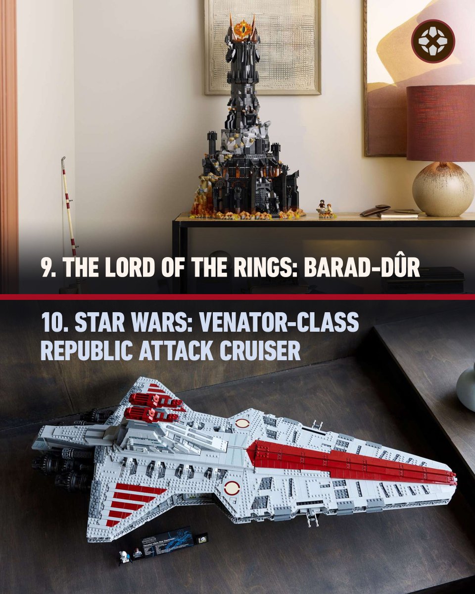 IGN's tweet photo. Feel like building something...big? Here, in ascending order – as of June 2026 – are the 10 Biggest LEGO Sets You Can Buy, as measured by piece count. https://t.co/MzNn2nvXIU https://t.co/z1ZGlJeJfb