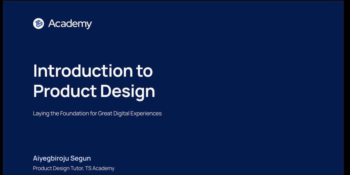 thatboy_essence's tweet photo. Second class with @TechSphereAcad 
Day 6 of the #30daysoftech #LearningWithTS 

Biggest takeaway: design isn’t linear. Empathize, Define, Ideate, Prototype, Test — you loop back constantly, guided by real human needs, not guesses.

Still in my baby phase, learning under the best. https://t.co/W7CeTT8zdz