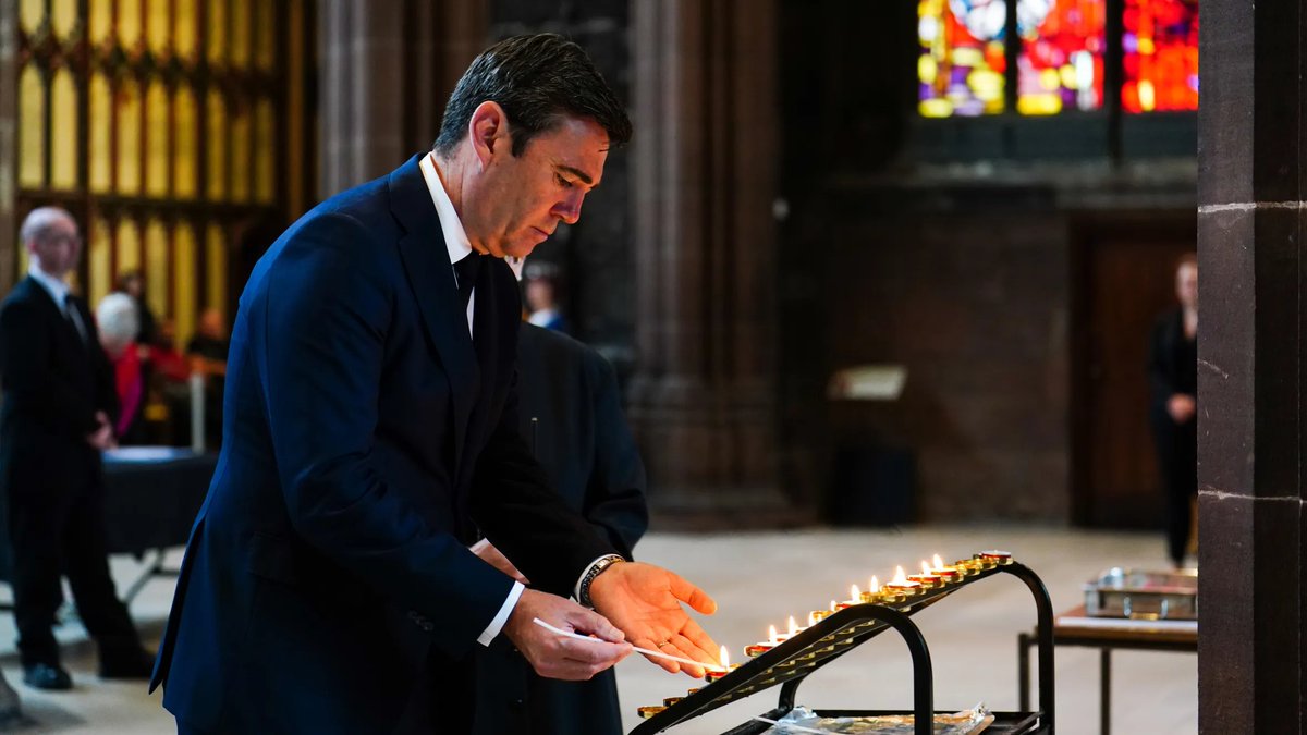 ChristopherHale's tweet photo. Andy Burnham is set to become the United Kingdom’s first Catholic prime minister. 

He said he was deeply moved by the life of Pope Francis.

Upon his death, he said Francis “spoke for equality and compassion and for humanity, in a world where we see political leaders target minorities and marginalize people in the search for votes”.