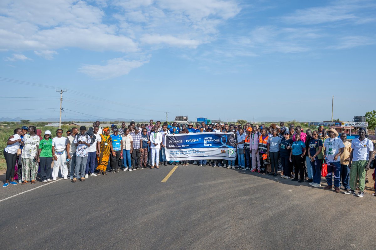 FatimaMCole's tweet photo. For over three decades, Kenya 🇰🇪 has provided safety to generations of people forced to flee.

On #WorldRefugeeDay, we recognize the Government and people of Kenya, host communities, refugees and partners whose efforts continue to turn protection into opportunity. https://t.co/c4ochs7J0s