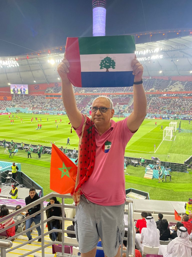 Sailm714's tweet photo. علم حضرموت في  كاس العالم https://t.co/8AyJw71fX3