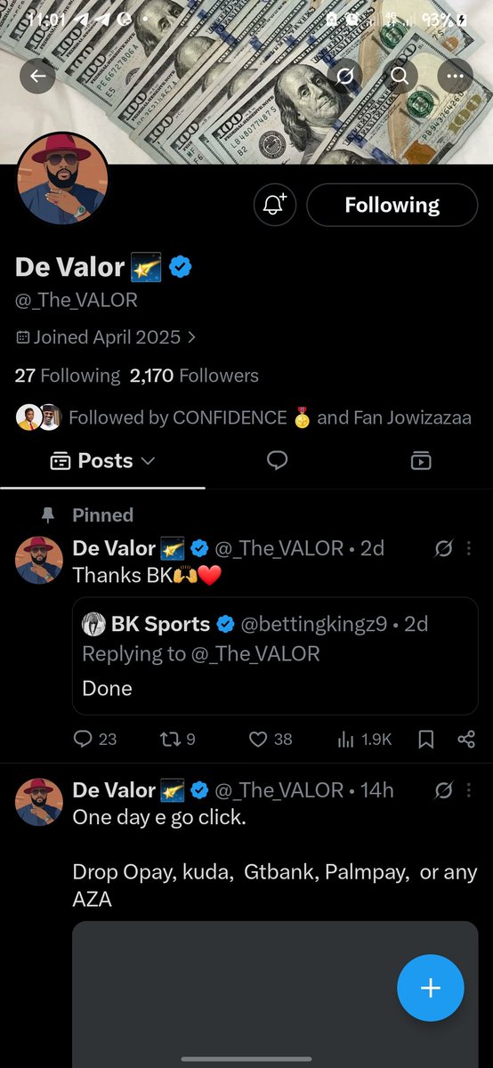 sadiqdms's tweet photo. @Jowizazaa_gives @_The_VALOR 8173898602 Opay https://t.co/L5qa92LV7A