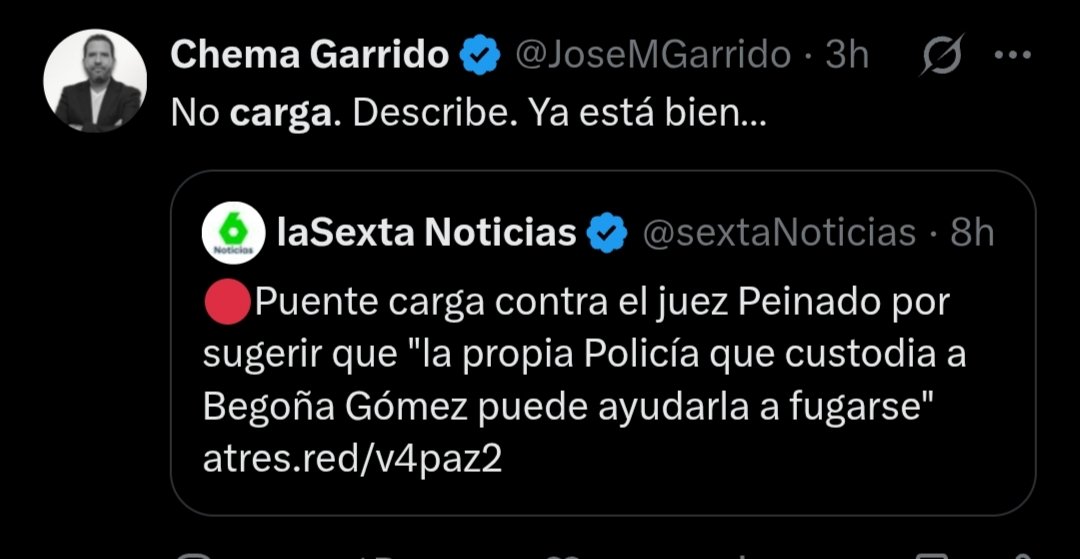 JoWBale's tweet photo. @rosamariaartal Reacción espontánea para nada dirigida desde Moncloa https://t.co/xwZ36IcDxS