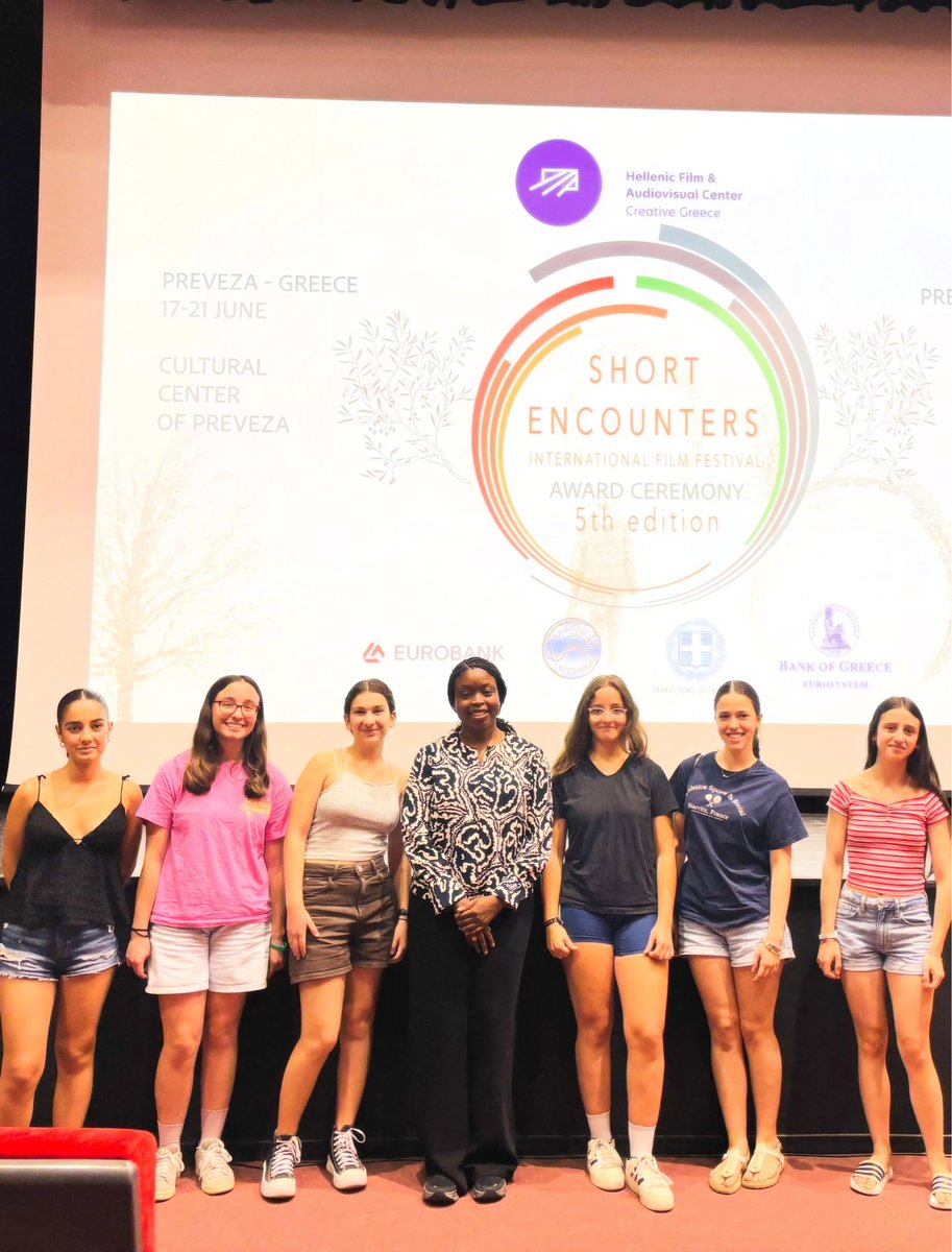 StrshpAfrotopia's tweet photo. 🧵From creator Jumai - I had the great pleasure of teaching a masterclass to talented bilingual high schoolers in Greece for the Short Encounters Film Festival. I took the students through the process of pitching an animated TV show, using Afrotopia as an example

#indieanimation https://t.co/dnfOWgHFcF