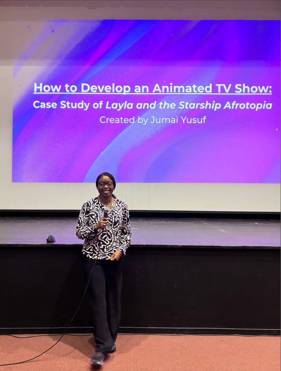 StrshpAfrotopia's tweet photo. 🧵From creator Jumai - I had the great pleasure of teaching a masterclass to talented bilingual high schoolers in Greece for the Short Encounters Film Festival. I took the students through the process of pitching an animated TV show, using Afrotopia as an example

#indieanimation https://t.co/dnfOWgHFcF