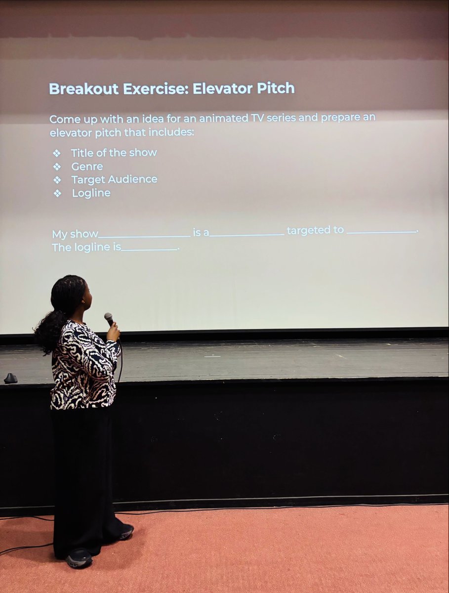 StrshpAfrotopia's tweet photo. 🧵From creator Jumai - I had the great pleasure of teaching a masterclass to talented bilingual high schoolers in Greece for the Short Encounters Film Festival. I took the students through the process of pitching an animated TV show, using Afrotopia as an example

#indieanimation https://t.co/dnfOWgHFcF