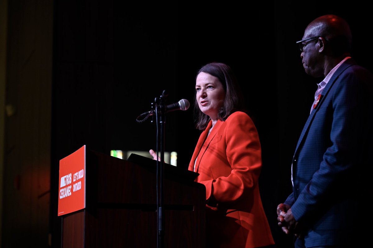RobCerjanec's tweet photo. Two weeks ago in Ajax, the room was full, the energy was electric, and you could feel a sense of anticipation that a better, more affordable Ontario was within our reach. 

That’s what made my campaign launch rally special — the shared belief that if we show up for our party and do the work of building a better Ontario, we can earn back the trust of voters. Volunteers, supporters, friends all coming together and filling the space with encouragement and determination. It’s one of those moments that sticks with you and reminds you how powerful it is when people share a vision of a better tomorrow. It was a truly unforgettable start. But my campaign to be the next leader of the Ontario Liberal Party is just getting going.

Join us and together let’s build Ontario. 

Join us: https://t.co/988JnXdoMq
Donate: https://t.co/rJaH9qt8UW