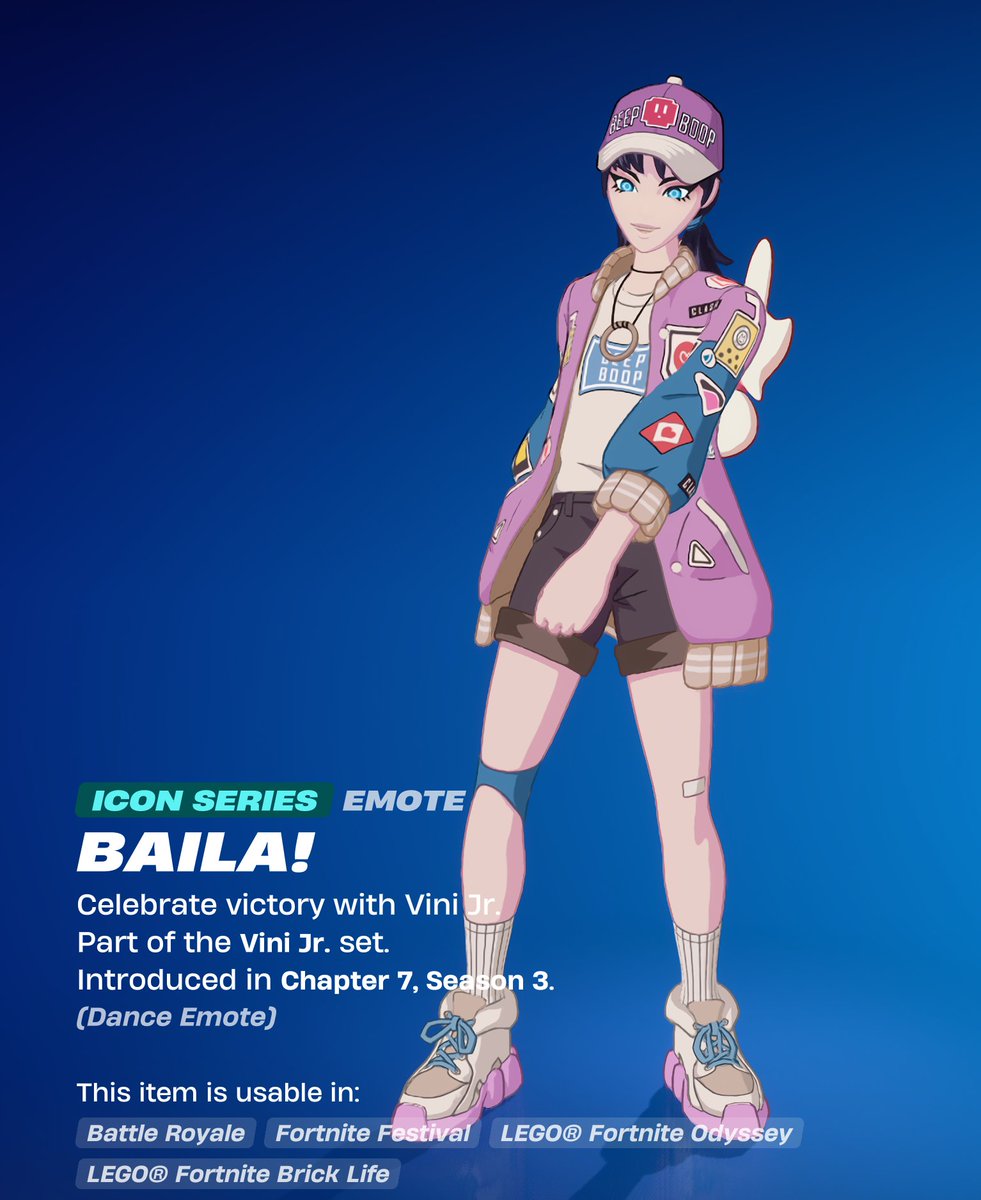 VibrantVibin's tweet photo. 🎉New Giveaway! 🎉

🇧🇷BRAZIL EXCLUSIVE "BAILA" EMOTE GIVEAWAY🇧🇷

How to enter:
❤️Like 
♻️Repost
👍Comment ''Done'' and what is your favorite emote! 

💙Winner will be decided with a spinning wheel, like my previous giveaway!💙

Ends in 24 hours from now, good luck everyone! https://t.co/Idqmb2DOMC