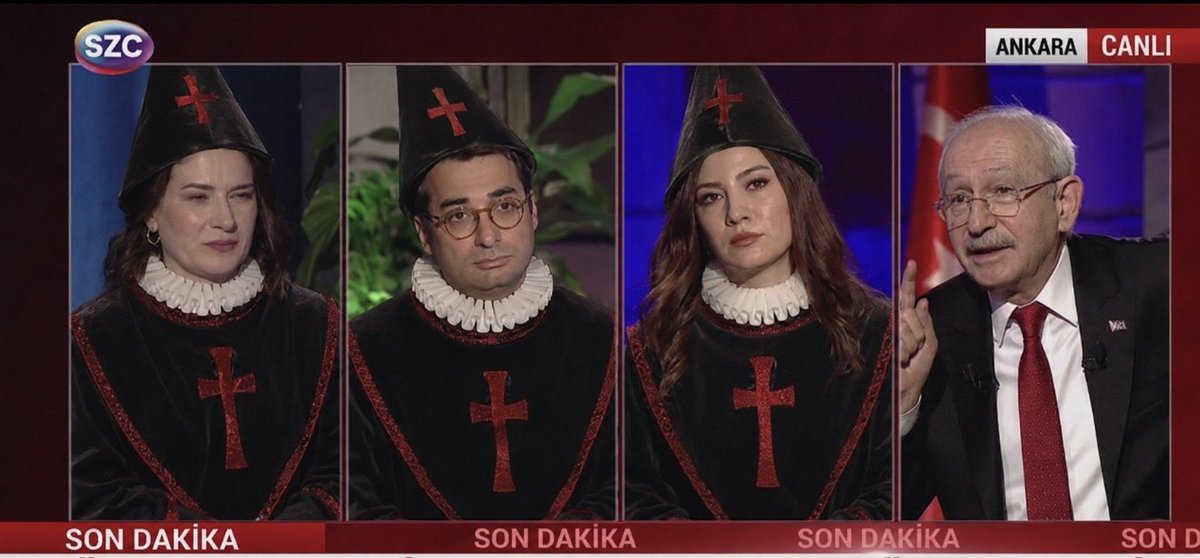 oztunc0715's tweet photo. Sözcütv engizisyon mahkemesi 🤣
@herkesicinCHP 
@kilicdarogluk https://t.co/ErD2cMVAWx