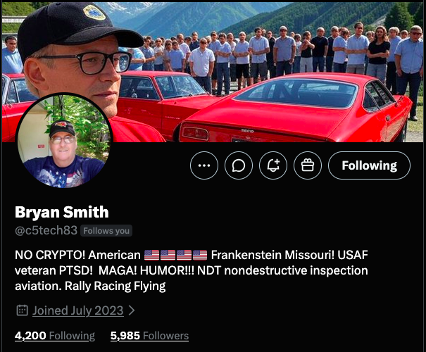 JayJosephVet's tweet photo. Join these 4 United States Veterans in assisting them as they build a foundation

@c5tech83 USAF Vet

@NeilSterling8 USMC Vet

@cosmo_doodle US Army Vet

@SteveWhitt43612 USAF/Army Vet

Do you have a spot for them and meet some great new friends? https://t.co/ZDObZY8ENR