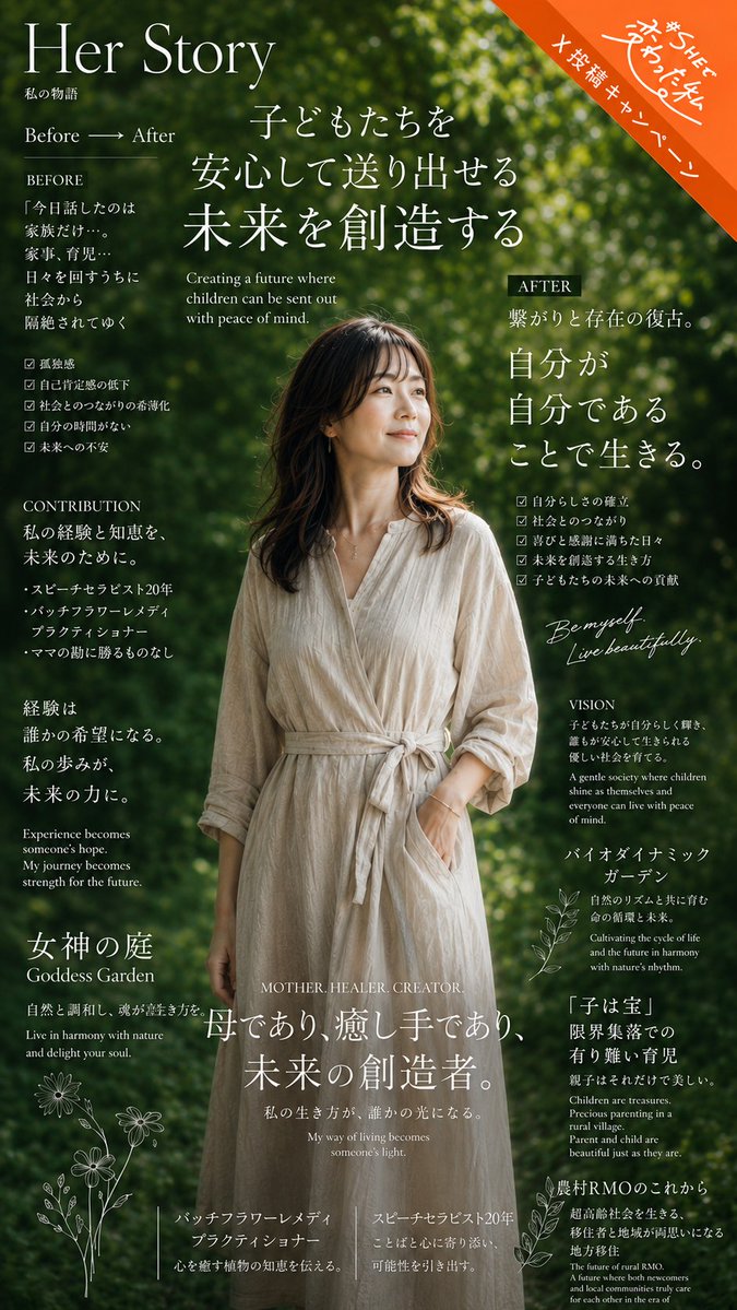 ukkari_she's tweet photo. 今「限界集落の療育ライター」←最初のプロフィールは「うっかり主婦」って書いていたけれど、変えても、やっぱりうっかりで🤣
新しいことを始めると、定着前のX  &amp; noteうっかり忘れてる💦

こちらも思い出して投稿します💞
人物はチャッピーのご想像です🤭
＃シーライクス
＃SHEで変わった私 https://t.co/Islx7BtDM5