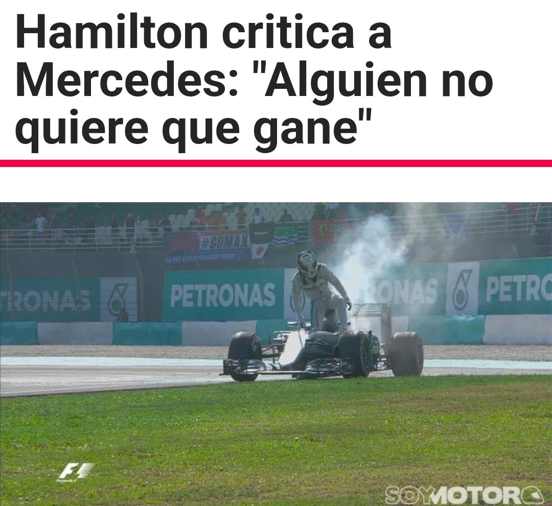 JohnF1_14's tweet photo. Que un fan de Hamilton diga que Alonso es tóxico, cuando Lewis llegó incluso a twittear criticando a su compañero o subiendo las telemetrías de ambos...

Para llorar. https://t.co/ORidWkv8pq