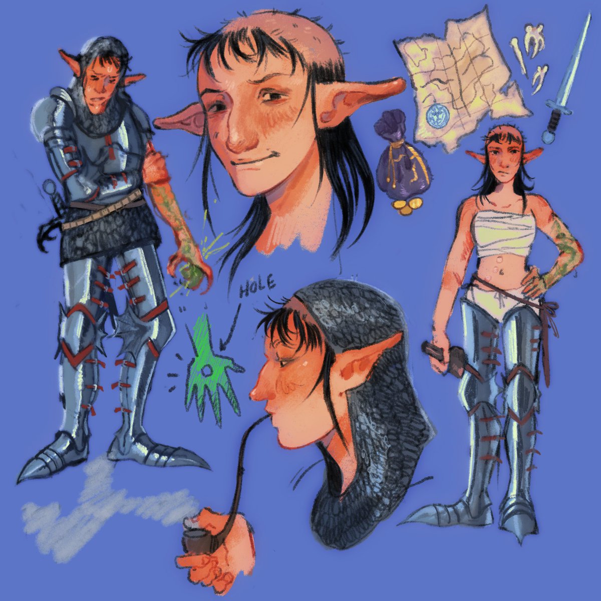 Bb_Kadum's tweet photo. Jeanne :) #dai #dragonageinquisition #dragonageoc https://t.co/LlwvjKCPeA