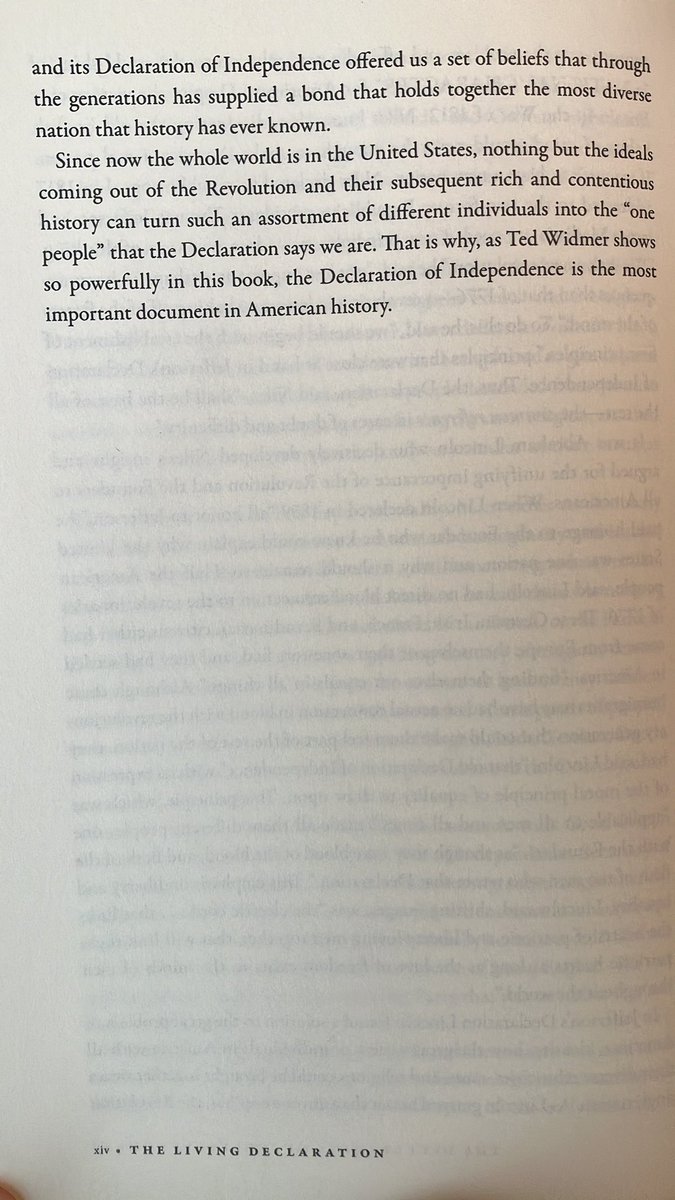 pleonidasp's tweet photo. Many lamented that Gordon Wood died before the Semiquincentennial. As it turns out, his first posthumous publication is an essay entitled “The Declaration of Independence.” And it’s the most distilled argument for propositional nationhood I’ve ever read. https://t.co/VeMHdZ5odD