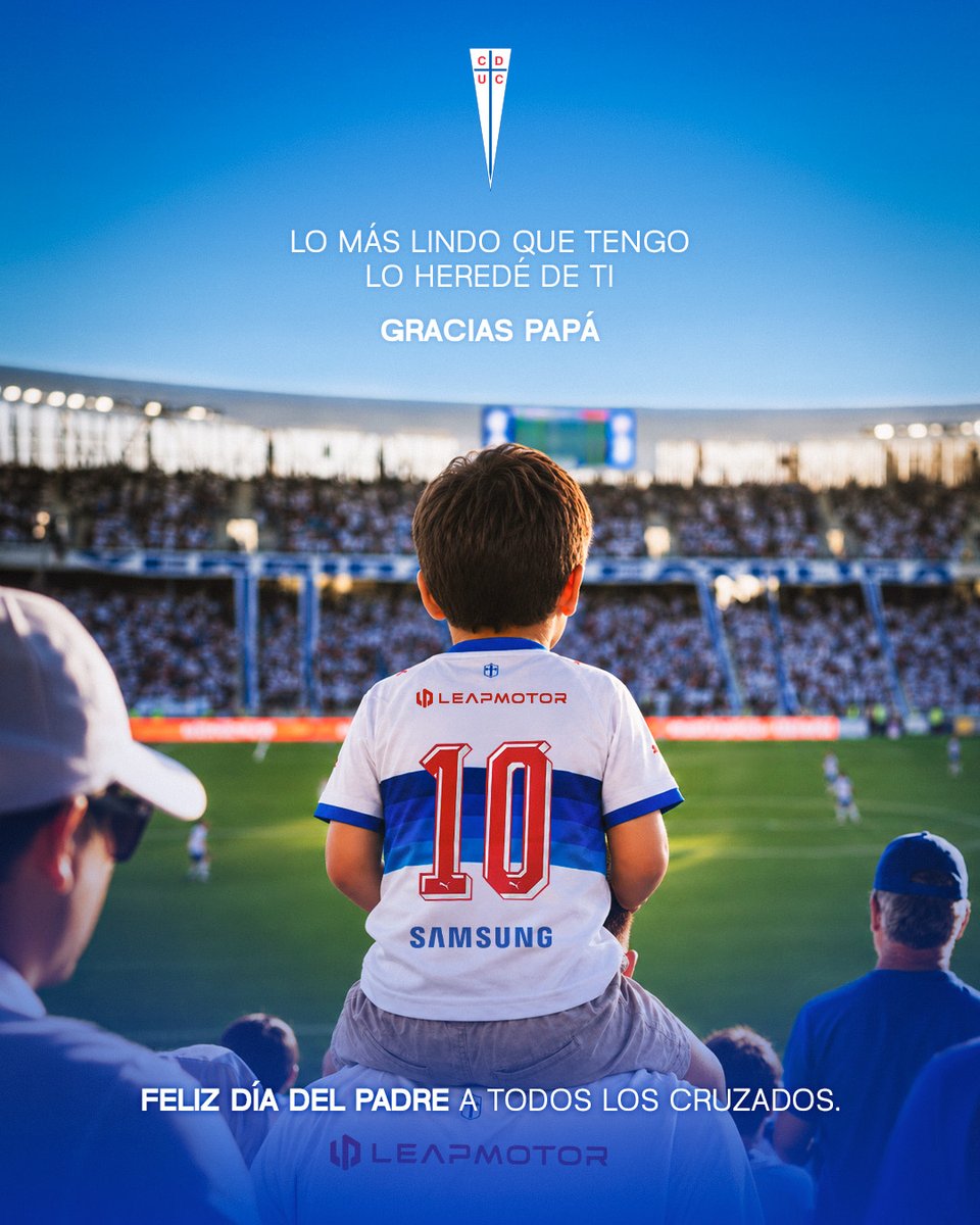 Cruzados's tweet photo. 𝐋𝐎 𝐌Á𝐒 𝐋𝐈𝐍𝐃𝐎 𝐐𝐔𝐄 𝐓𝐄𝐍𝐆𝐎 𝐋𝐎 𝐇𝐄𝐑𝐄𝐃É 𝐃𝐄 𝐓𝐈 🤍💙

Feliz Día del Padre a todos #LosCruzados que enseñaron el amor por La Franja ✨ https://t.co/mMuhinLFaV