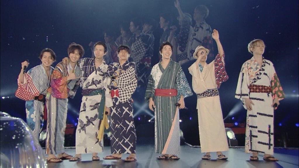 fukax2luvtEarth's tweet photo. てか十祭もキービジュアルと本編（〜アンコ法被）で何回着替えても和装で出てきてくれて大好き お祭りわっしょいコンセプトはネ申⭐️ https://t.co/6bKRrUXTpL