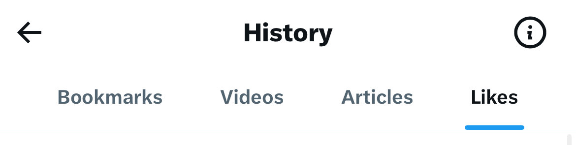 birdchad88's tweet photo. We combined likes and bookmarks under “history” now!

So we can search likes and bookmarks in one place! That makes sense!

Uhhh… https://t.co/4rUluP88y8