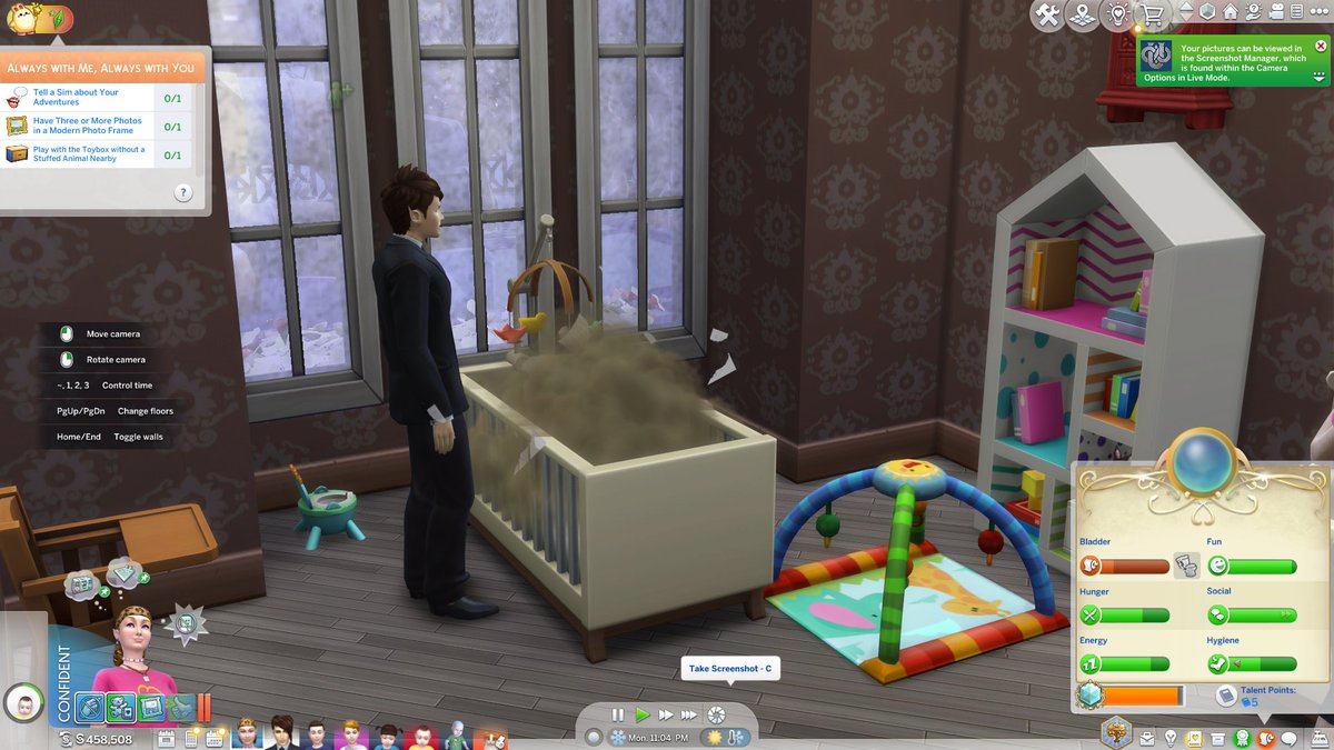 mokiegator's tweet photo. In a pic from the past, Cullen plays in his crib making a huge mess. https://t.co/A3pM66EtHs