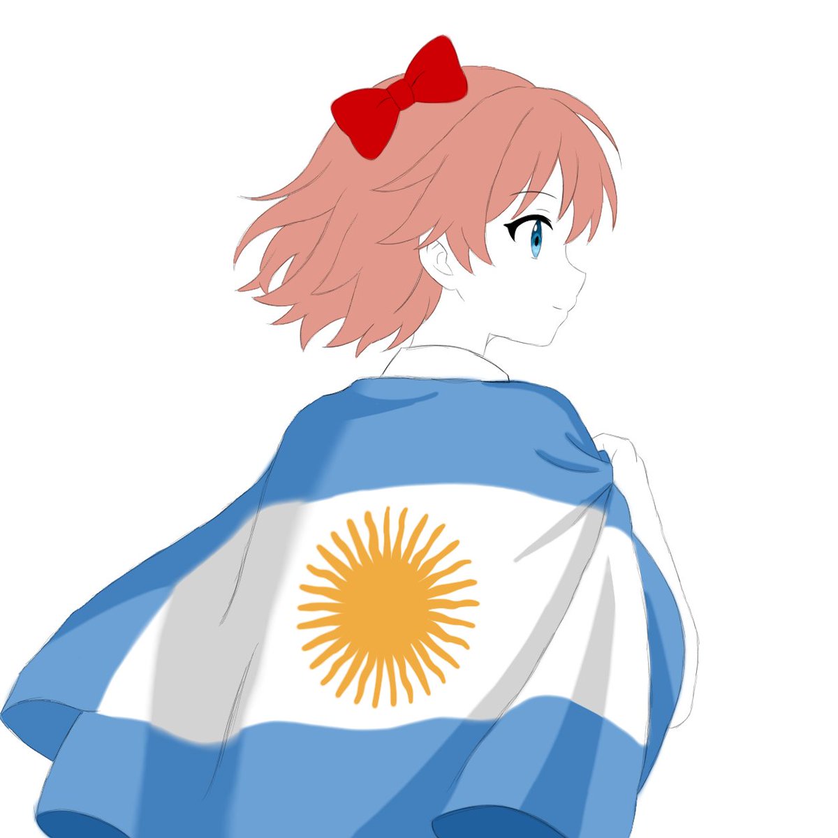 Sayori_Argenta's tweet photo. Feliz día de la Bandera 🇦🇷
#DDLC #SayoriDdlc https://t.co/hnJ2iOE1rD