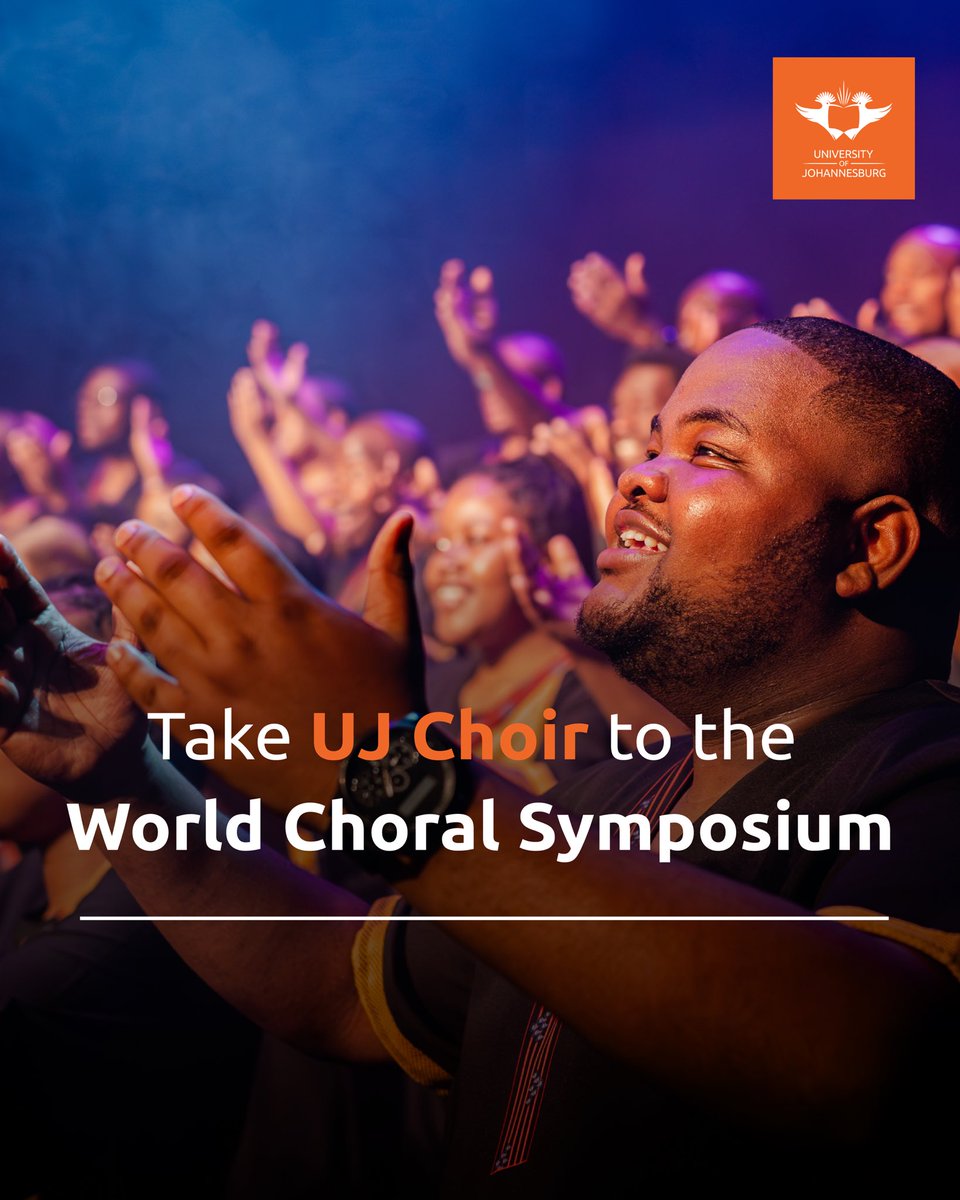 UJChoir's tweet photo. A Historic Moment for UJ Choir! 🎶 
We need your help to get to the symposium.
We are close to our fundraising goals, thanks to the generous support of various UJ Divisions

Donate here: https://t.co/UpkqRXx9hU https://t.co/qVNVhucYnE