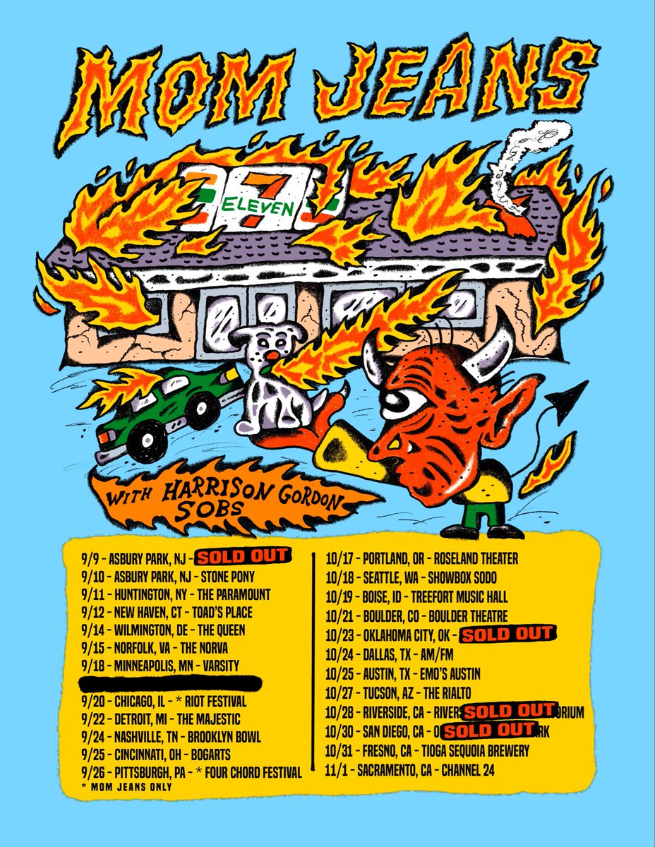 harrisongordo13's tweet photo. Catch us this fall with Mom Jeans &amp; Sobs. Coolest tour ever I can’t freaking wait https://t.co/hnq9CH0ggB