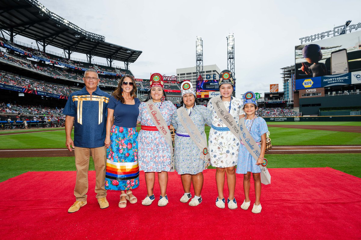 Braves's tweet photo. Today, we honor the Eastern Band of Cherokee Indians on EBCI Night! https://t.co/UW5V7DpDvf