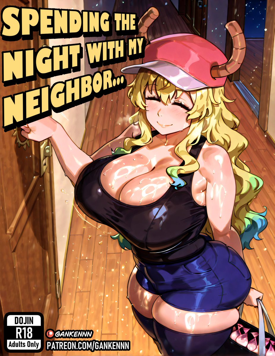 Gankennn's tweet photo. Finally Guys, Lucoa's Comic is Available on Ptr. (link in bio) 🔥🔥💦💦✨

Starring Lucoa (Besto MILF ❤️), The New Neighbor and a small Cameo of Shou-kun, poor Shou-kun btw, is getting NTR ☠️ lol.

The best comic i made till now 👾🔥.

#Lucoa #DragonMaid #Comic https://t.co/MT1EYiRj2N