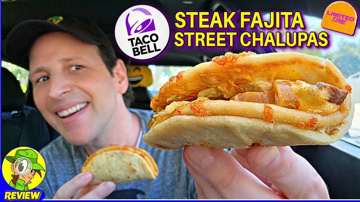 peepthisout's tweet photo. Taco Bell® Steak Fajita Street Chalupas Review 🌮🔔🥩🥙 FINALLY Fajitas! 🤩 Peep THIS Out! 🕵️♂️
https://t.co/A0dSTC5UHr
#TacoBell #SteakFajita #StreetChalupas #FoodReview
#FastFood #LimitedTimeOnly #LiveMas #PeepTHISOut #StayFrosty @tacobell @MENACE @MashedHQ @Localish @AllRecipes https://t.co/LYUWUsZri4