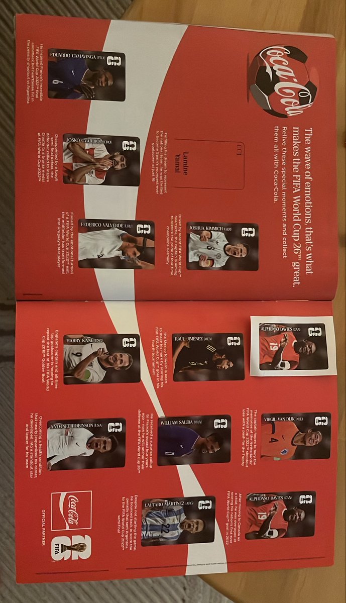 receppbalci's tweet photo. @WCTRCollector 
Hocam merhabalar, Coca Cola kısmında Yamal'a ihtiyacım var elimde fazla Alphonso Davies var takas yapmak isteyenle takas yapabilirim.
Bölge Ataşehir https://t.co/ADLZ60pR7l