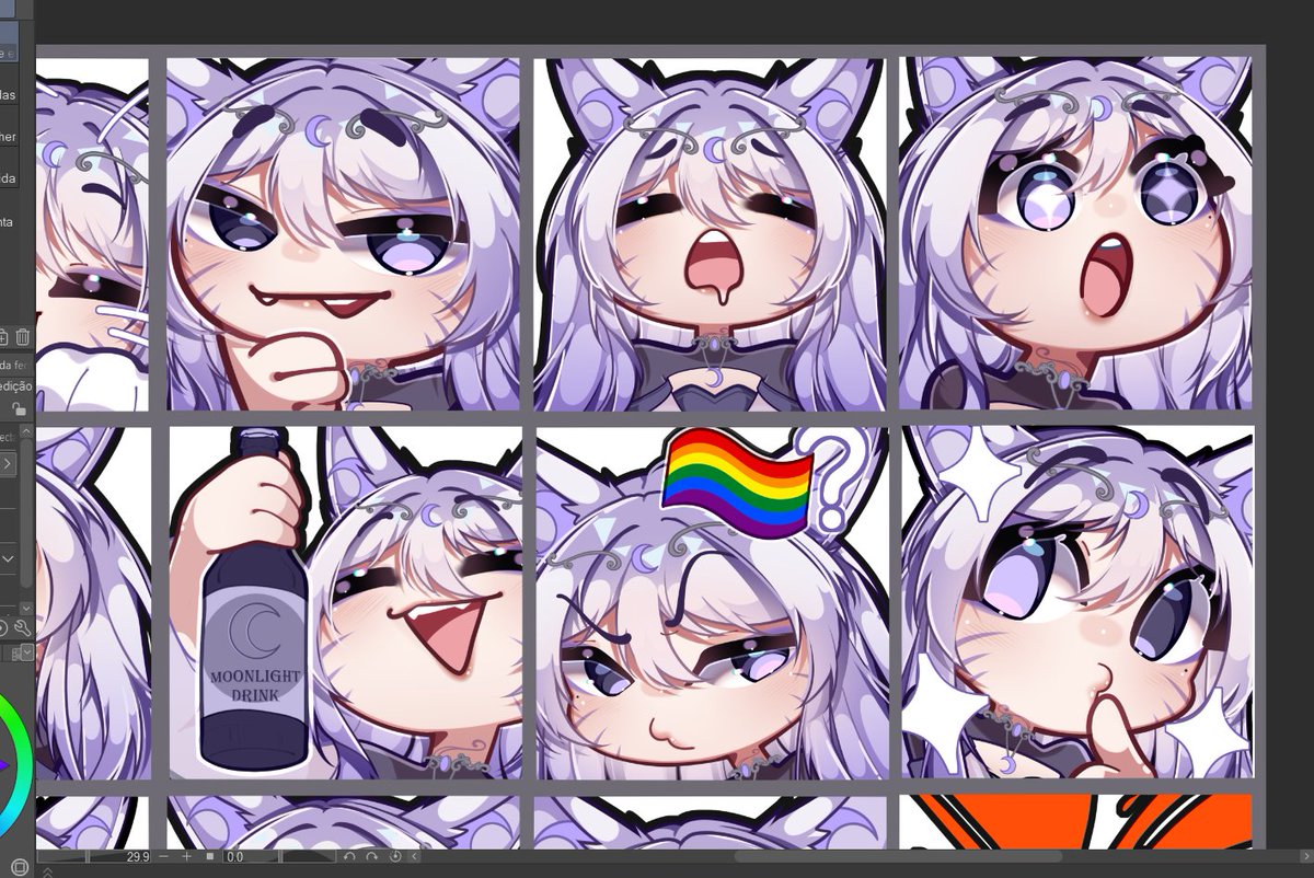 Migi_sann's tweet photo. Sábado permite wip de emotezinhos? 🥺 https://t.co/7SWSWaDEBw