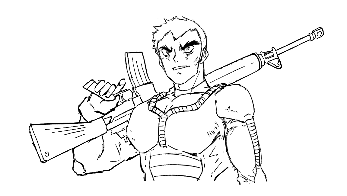 toaster_bustah's tweet photo. ichimonji go (study + learning how to draw guns, heavily referenced) https://t.co/KLS0S9Hhso