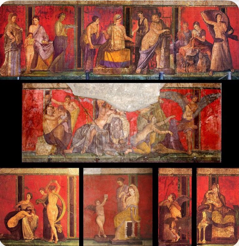 AlBlaineau's tweet photo. La fresque de la villa des Mystères - magnifique https://t.co/AihdiS97Md