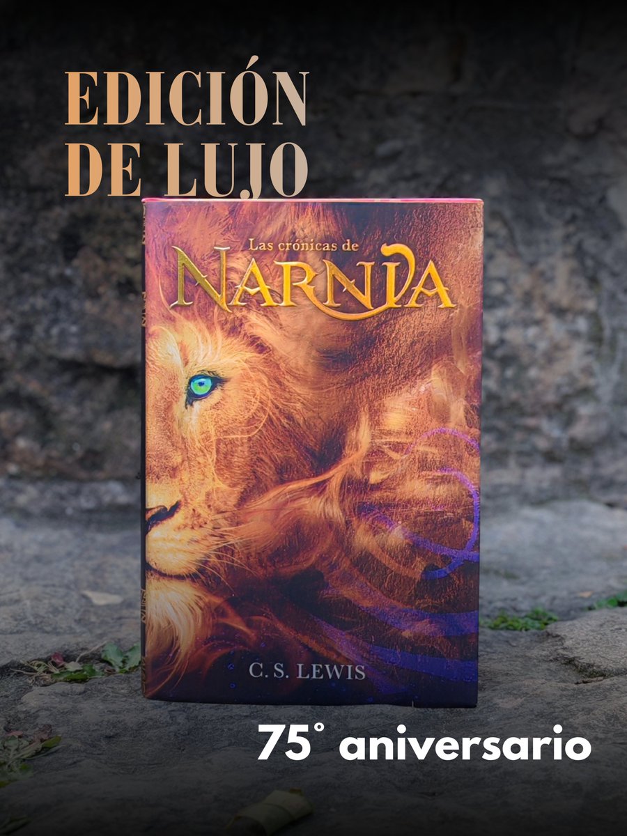 grupopenta's tweet photo. Para celebrar los setenta y cinco años de la historia que dio origen a la querida serie de fantasía de C. S. Lewis, llega una edición de lujo siete en uno de Las Crónicas de Narnia.

Disponible en librerías y https://t.co/7JRODRgCUM 📚 https://t.co/Ue4aKa6TRE